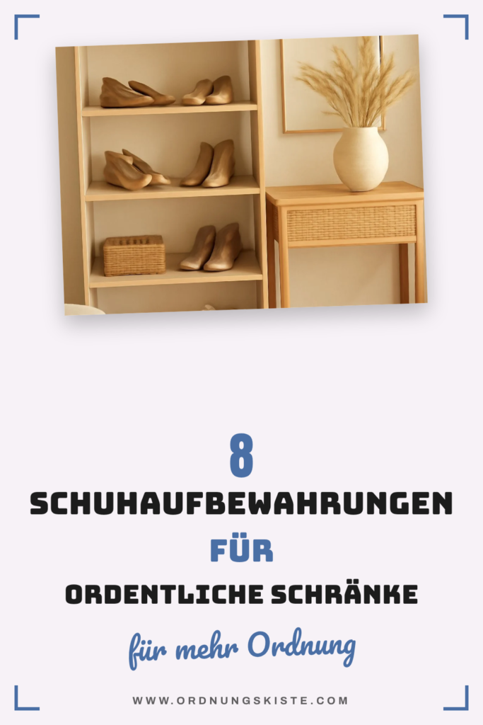 8 Schuhaufbewahrungen für ordentliche Schränke
