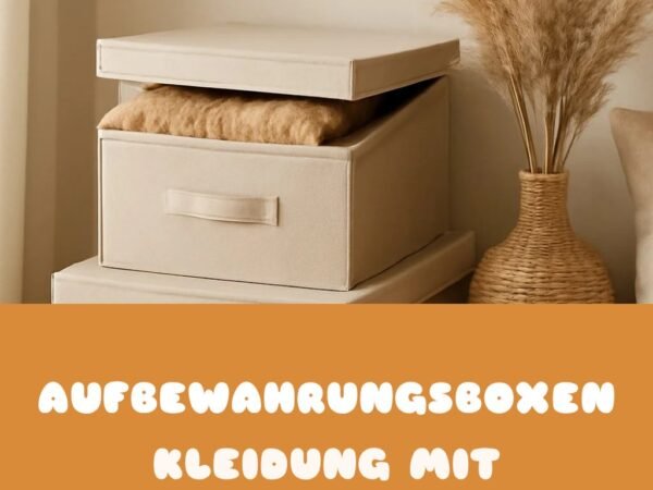 Aufbewahrungsboxen Kleidung mit Deckel für Ordnung und Stil