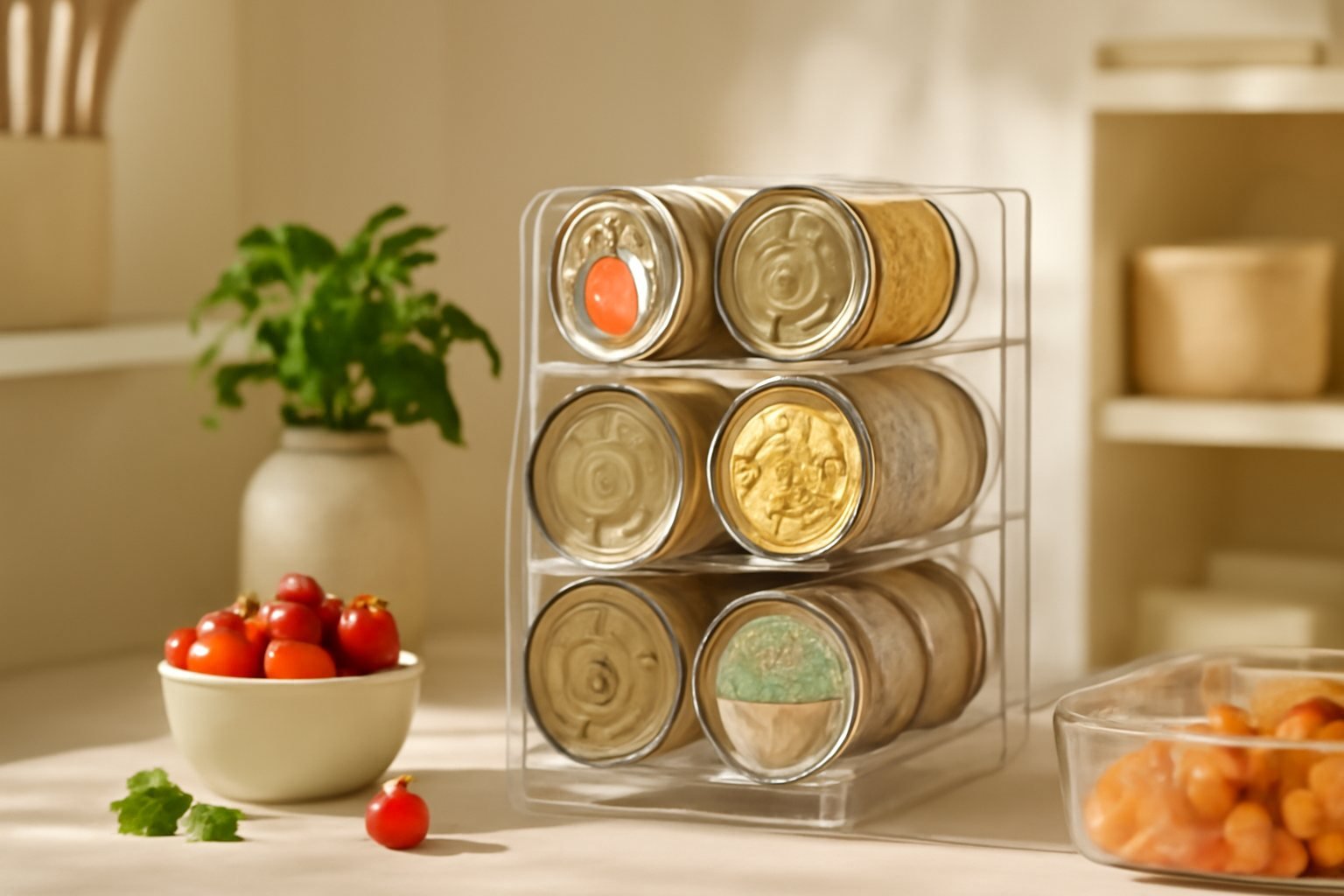 Schöne Dosen für Obst und Gemüse