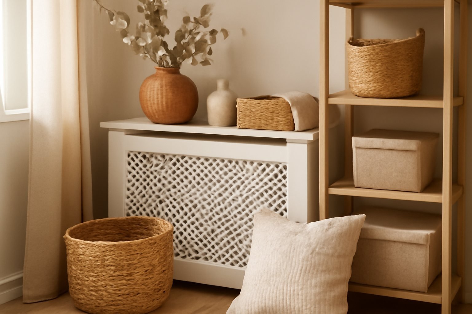 DIY-Ideen für individuelle Heizkörperverkleidungen