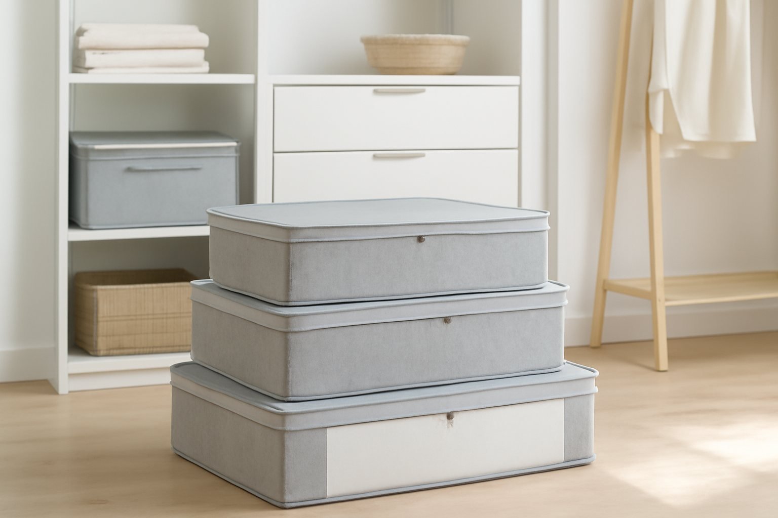 So findest du die besten Unterbettboxen für deinen Kleiderschrank