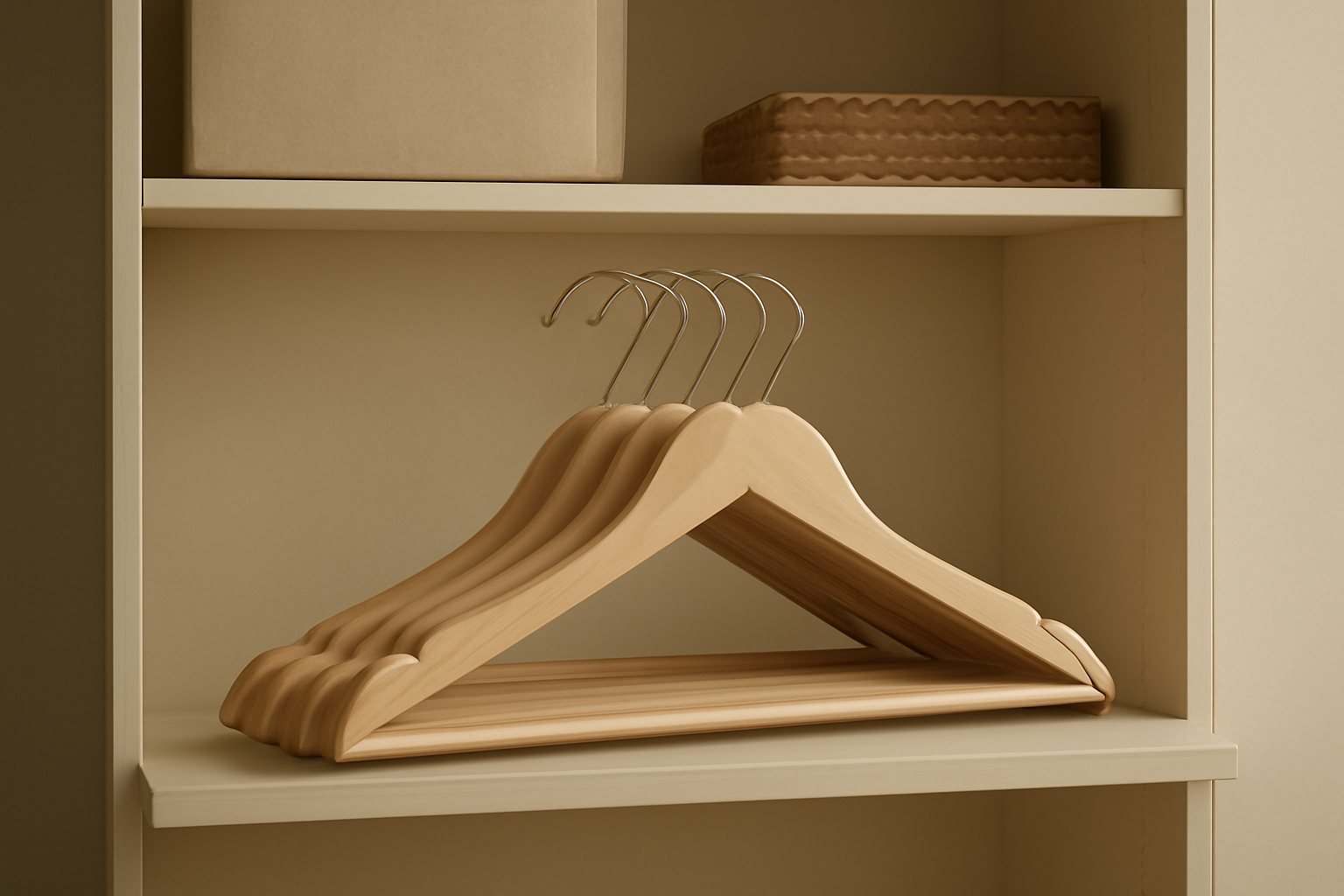 Holz-Kleiderbügel für kleine Kinder