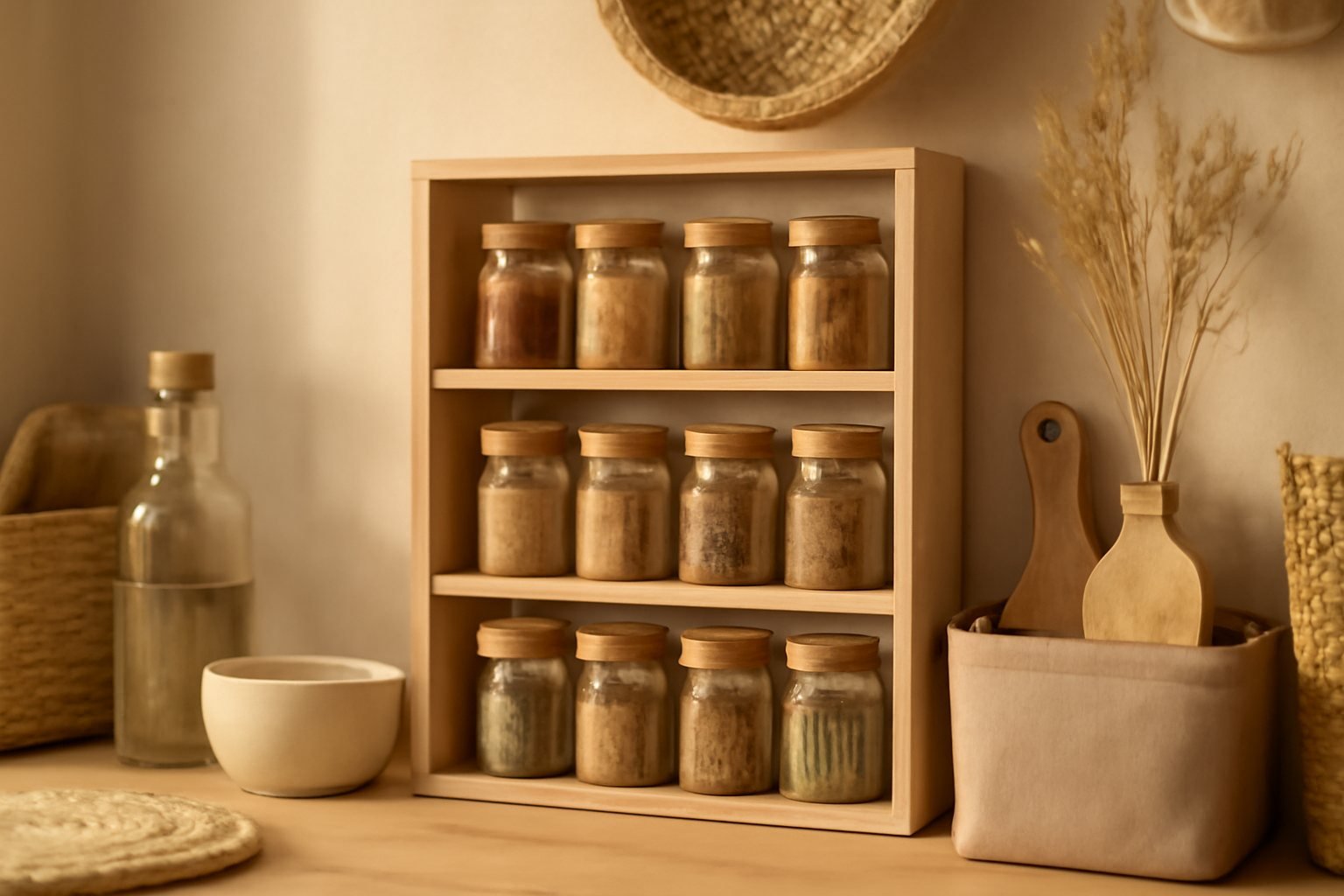 Einfache DIY-Ideen für Gewürzregale