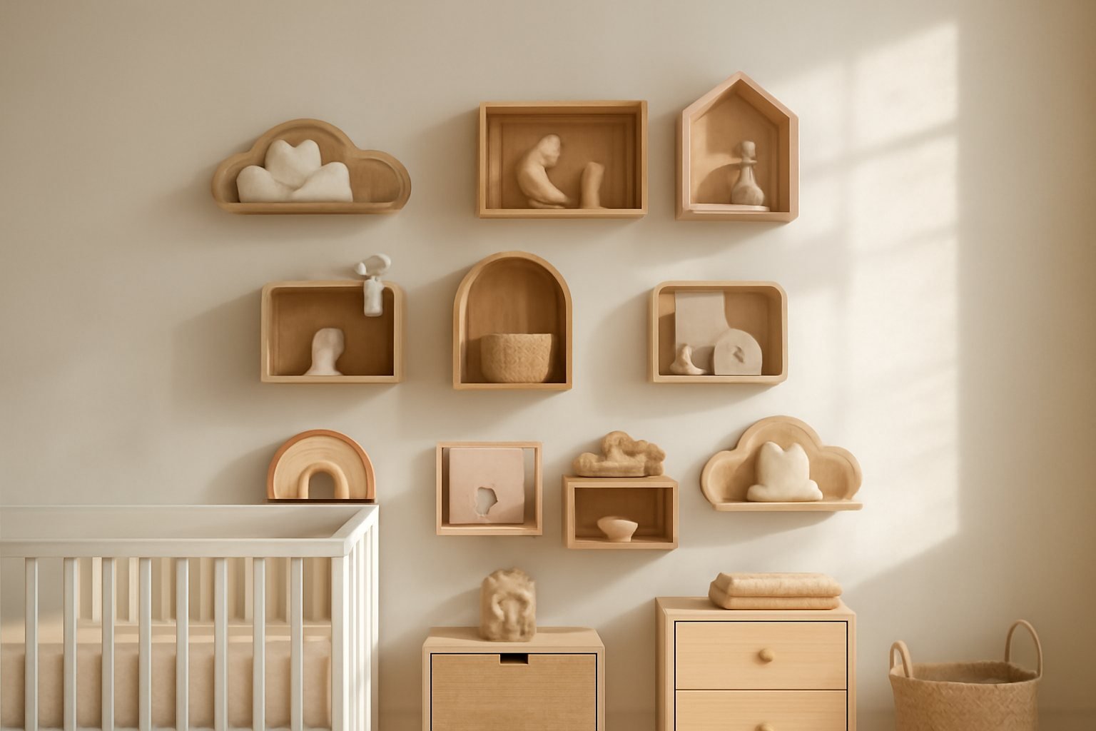 Kreative Ideen für Wandregale im Kinderzimmer