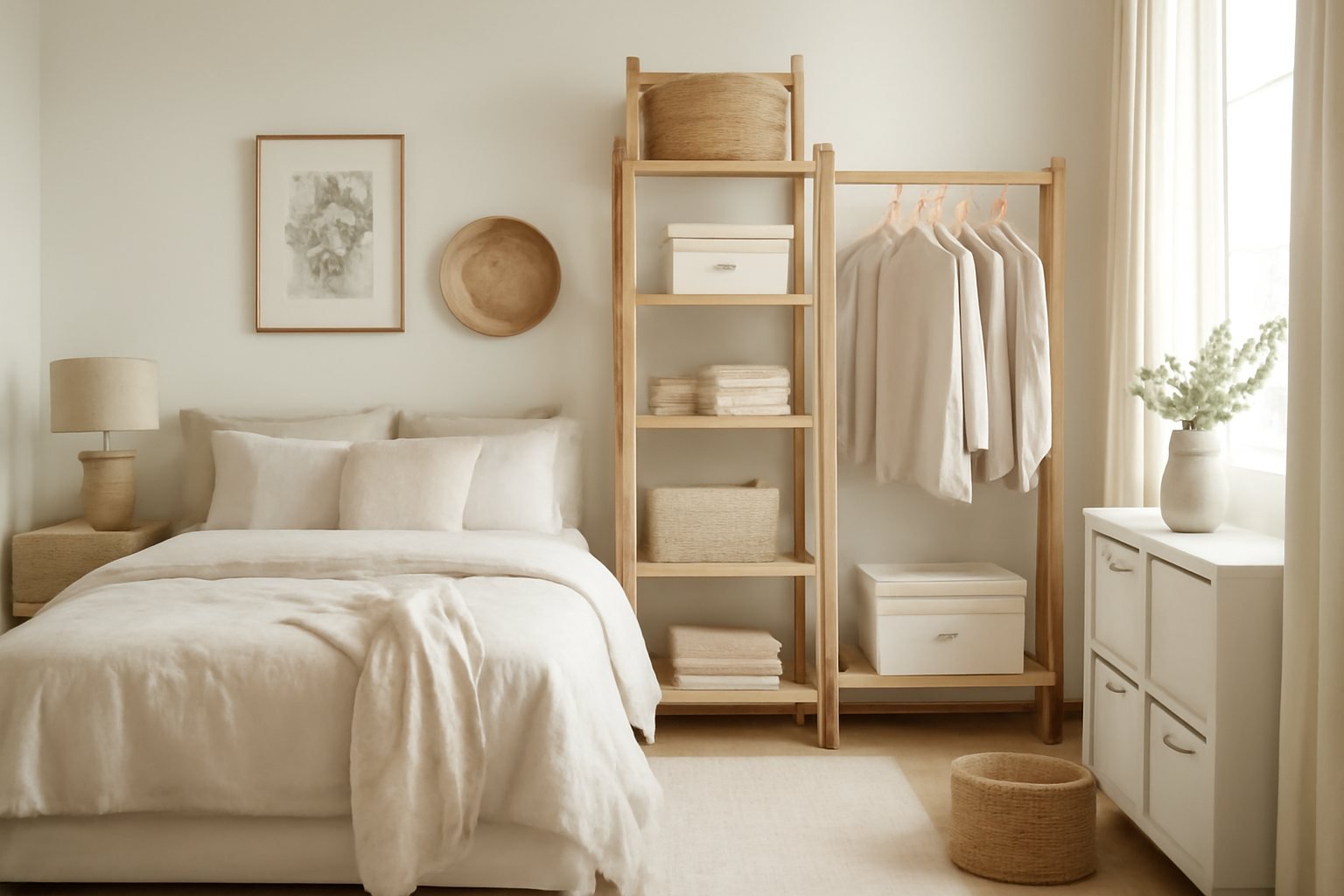 10 geniale Schlafzimmer Organisations-Hacks fuer mehr Ordnung