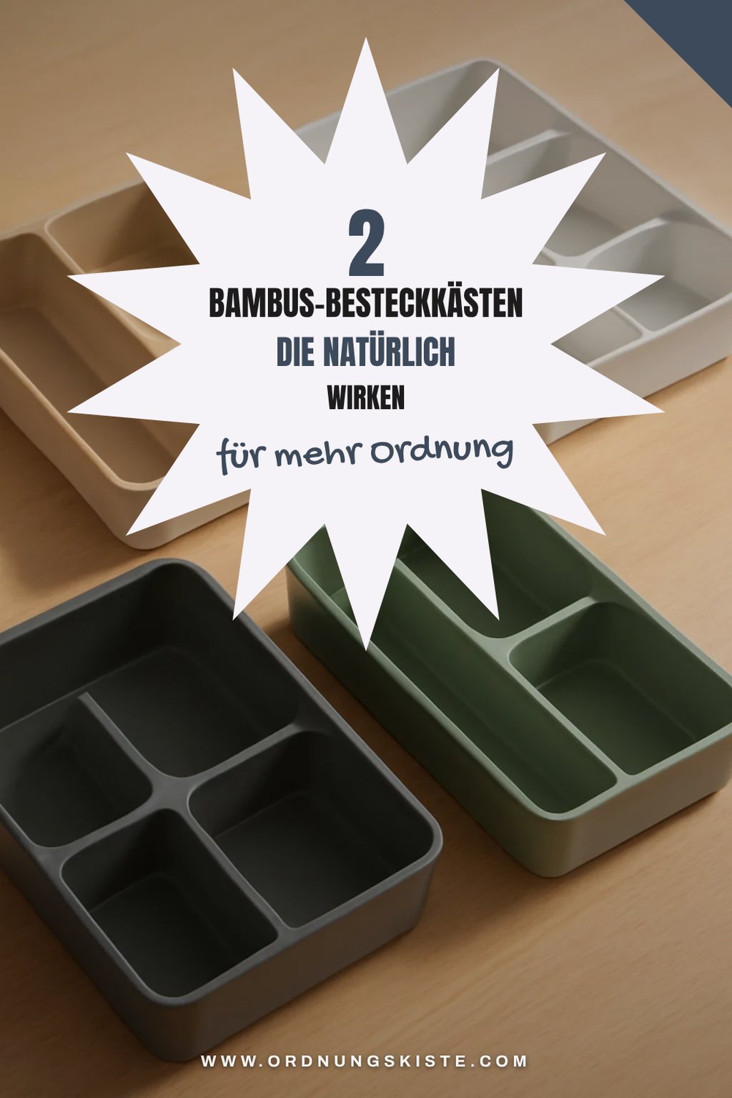 Die 3 besten Bambus-Besteckkästen für einen natürlichen Look