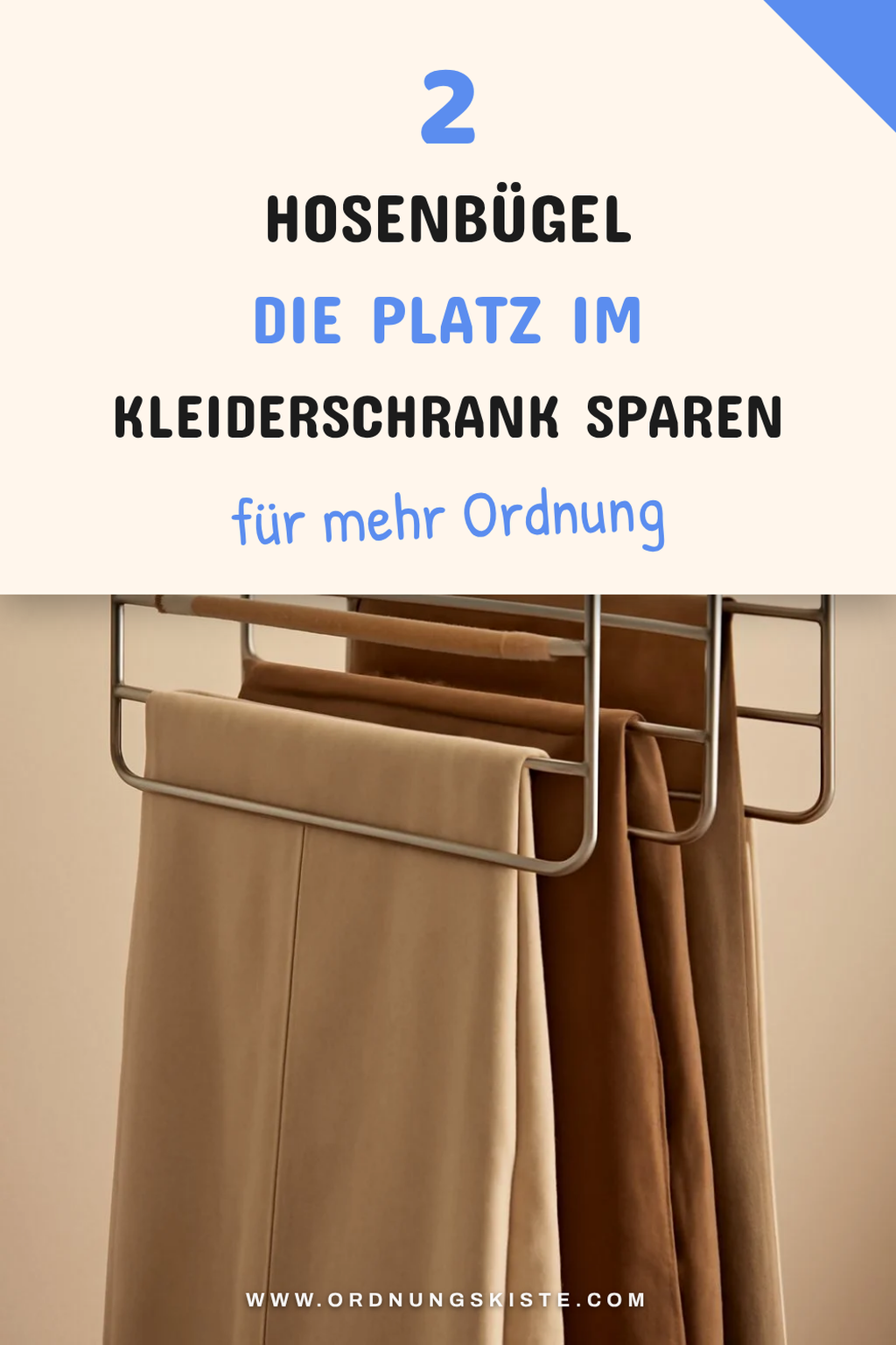 Wie du Platz im Kleiderschrank sparst