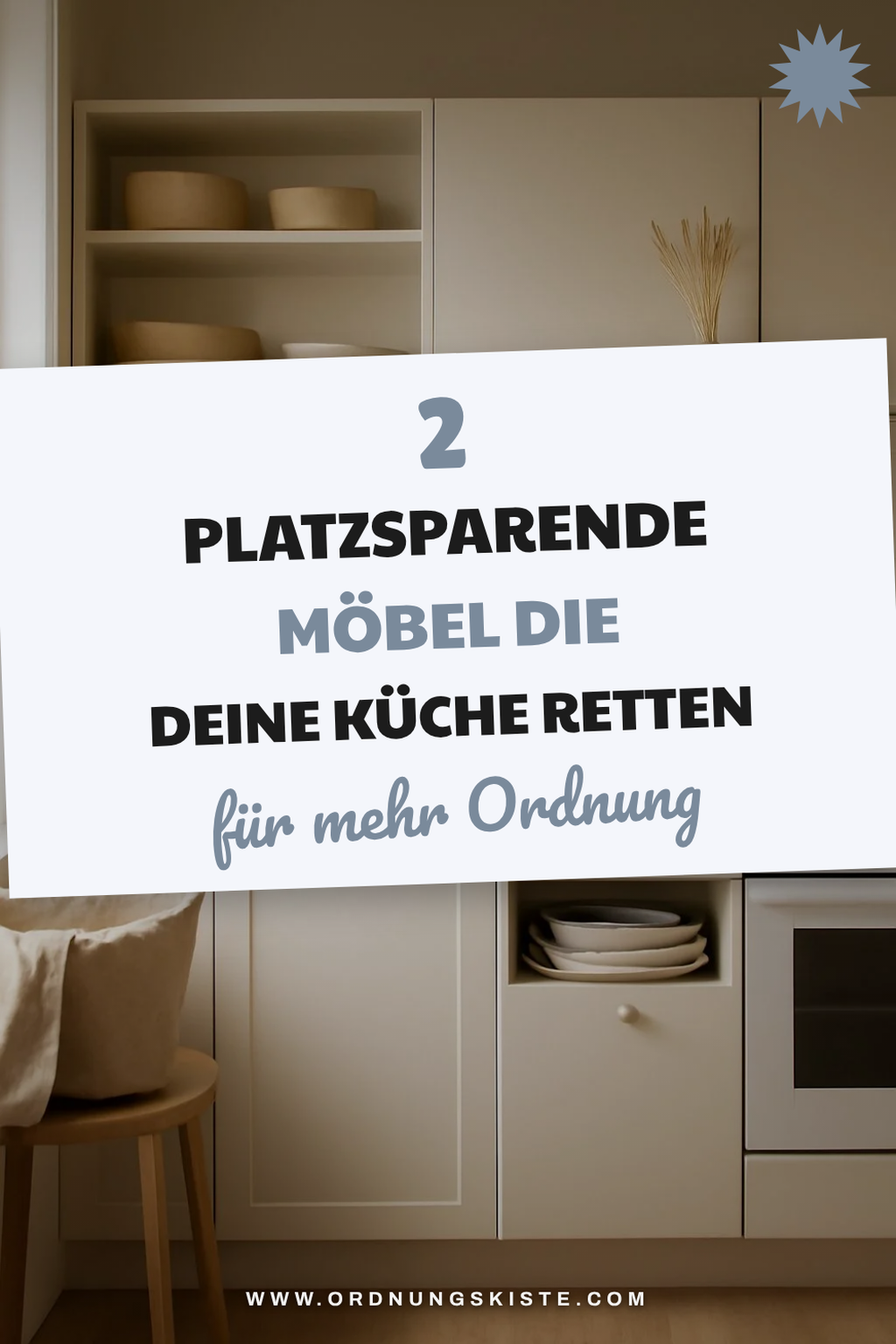 Platzsparende Möbel für die Küche