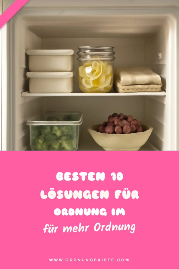 Die besten 10 Lösungen für Ordnung im Tiefkühlschrank