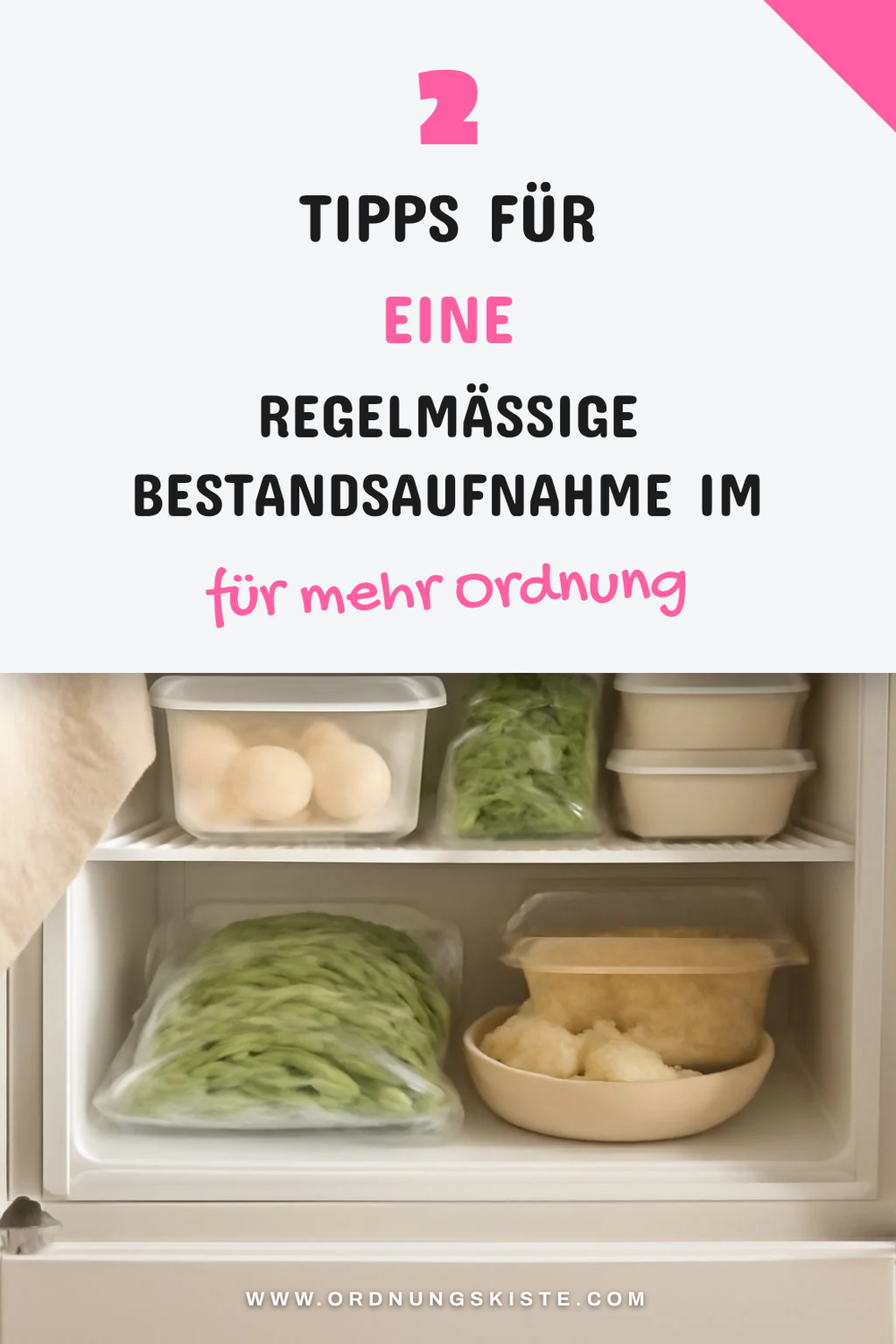 Regelmäßige Bestandsaufnahme für Ordnung