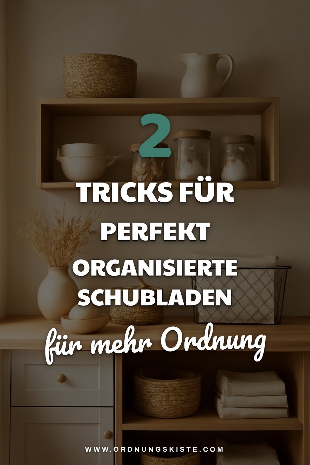 Clever organisierte Küchenschubladen