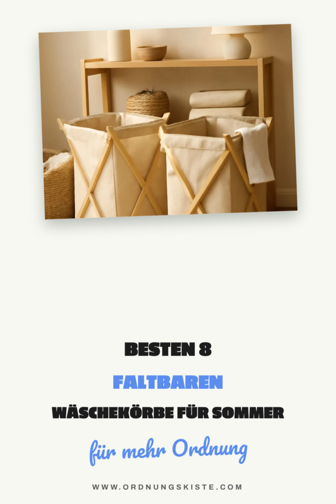 Die besten 8 faltbaren Wäschekörbe für den Sommer 2026