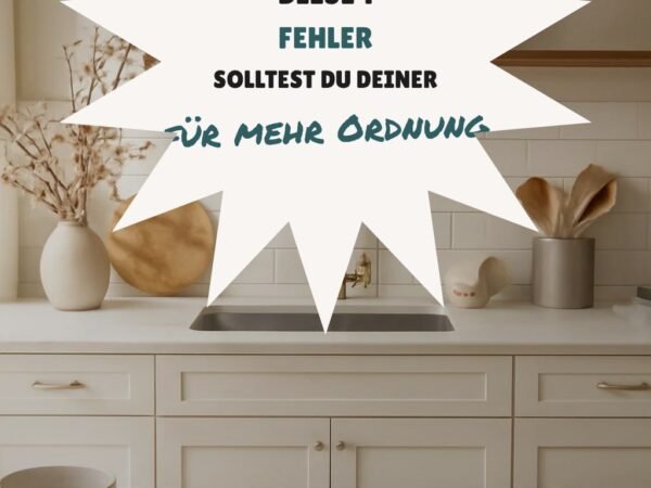 Diese 1 Fehler solltest du in deiner Küche vermeiden