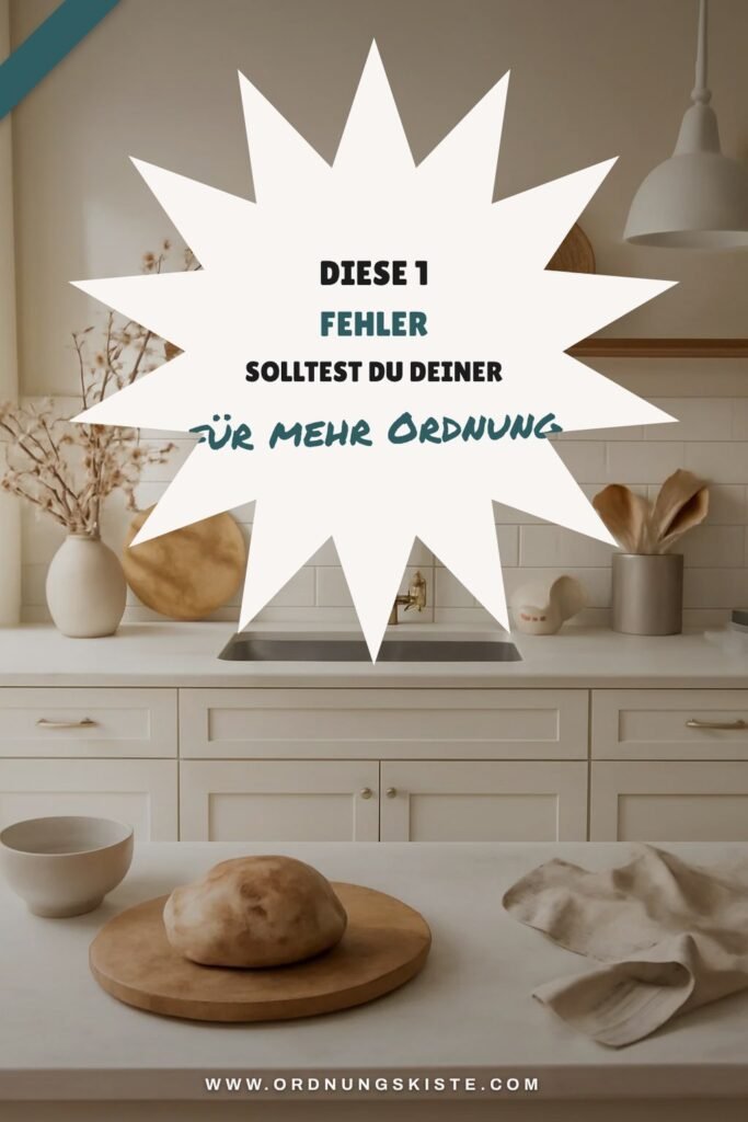 Diese 1 Fehler solltest du in deiner Küche vermeiden