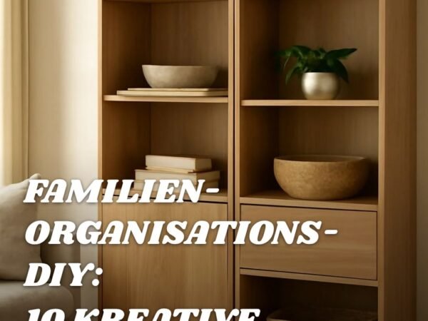 Familien-Organisations-DIY: 10 kreative Aufbewahrungssysteme
