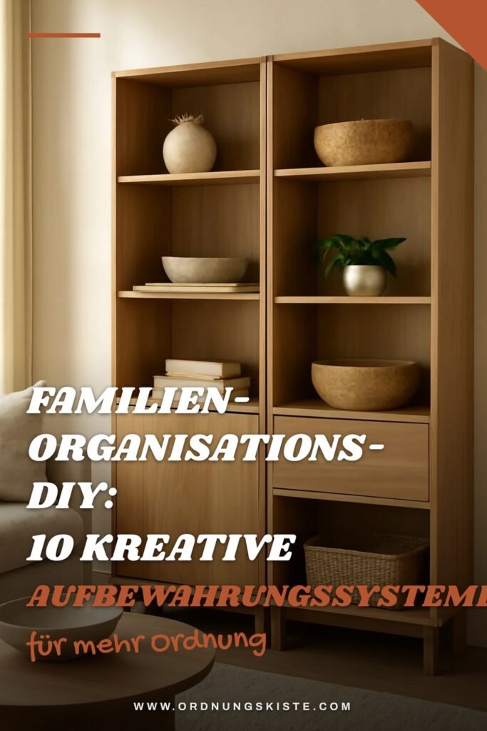 Familien-Organisations-DIY: 10 kreative Aufbewahrungssysteme