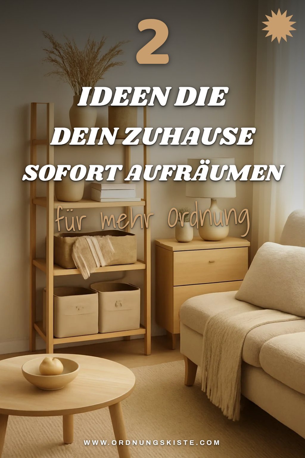 So schaffst du Ordnung in kleinen Wohnungen