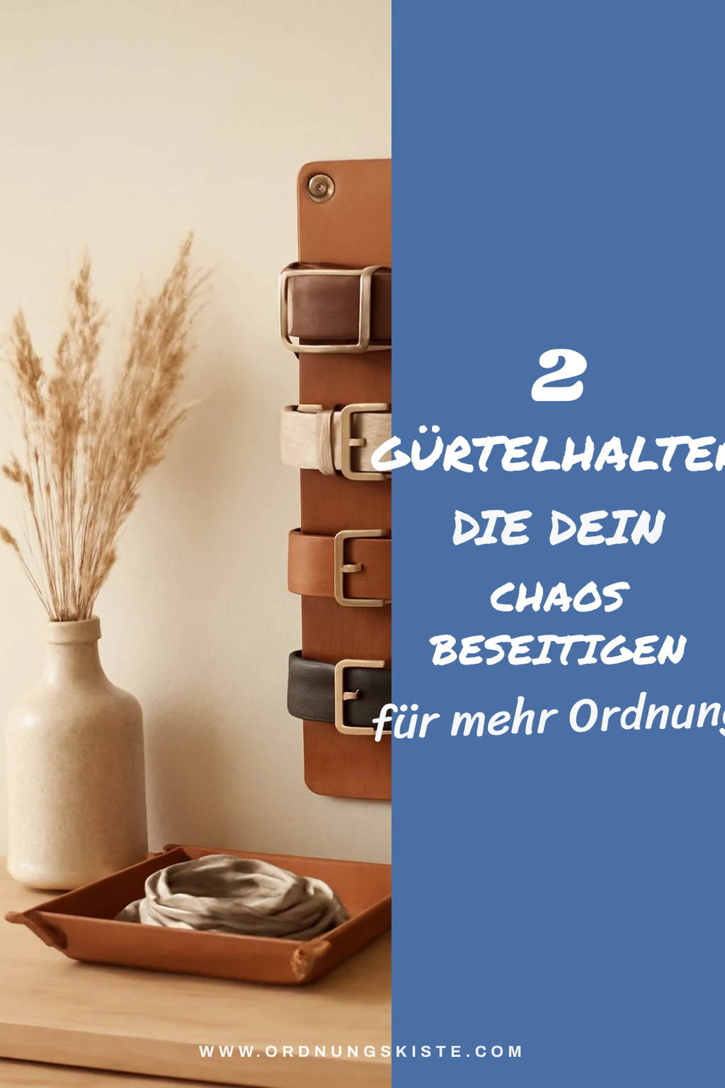 Diese Gürtelhalter machen Schluss mit Chaos im Kleiderschrank
