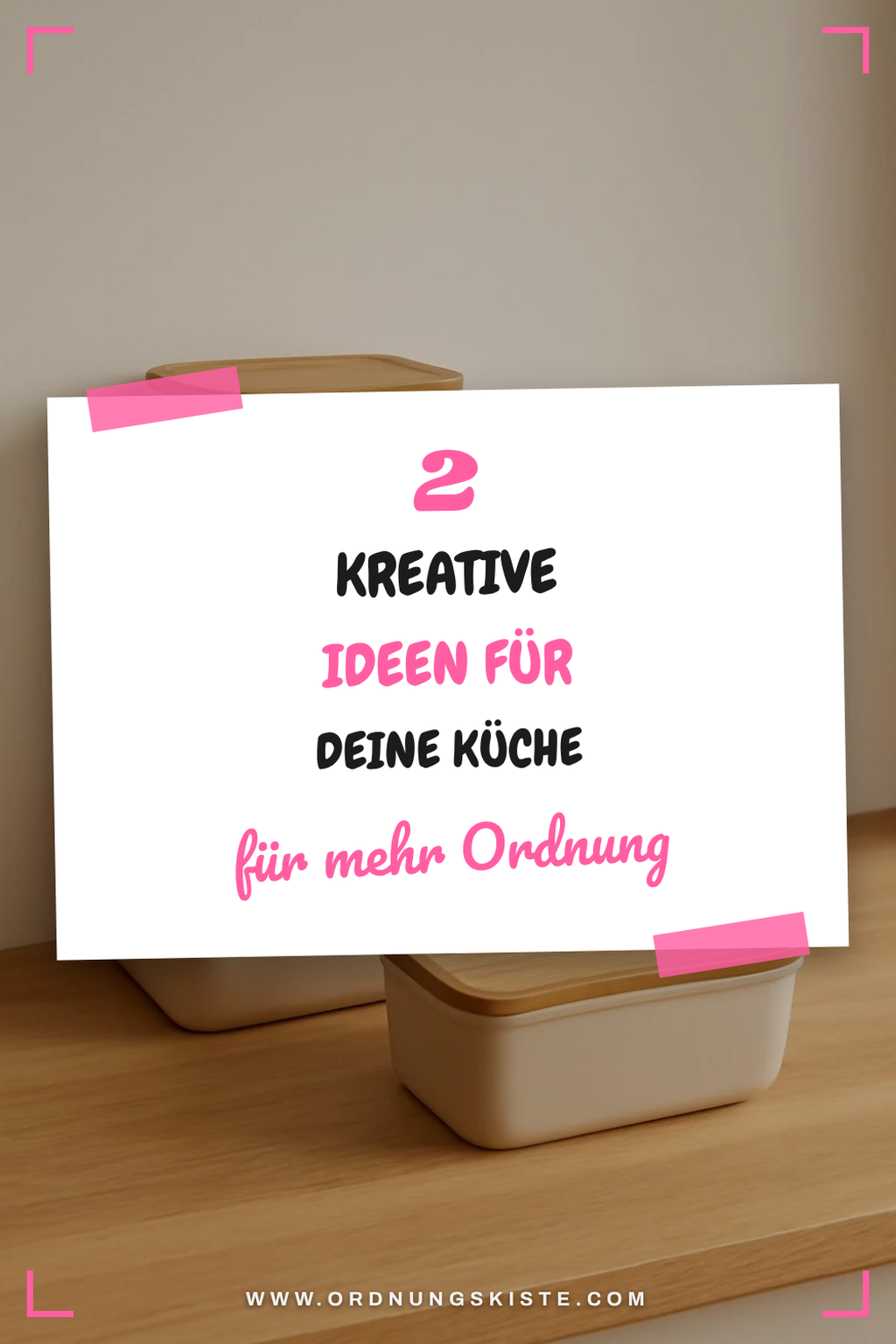 Kreative Ideen zur Küchenorganisation