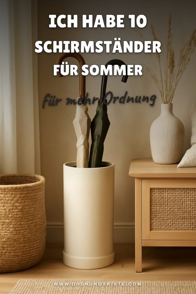 Ich habe 10 Schirmständer für den Sommer getestet — Idee Nr. 7 hat mich überrascht