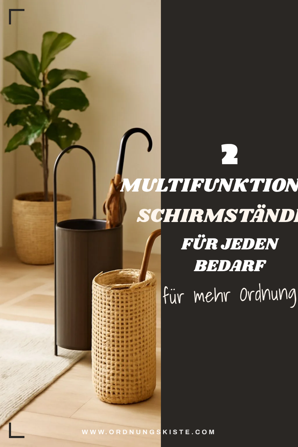 Diese 4 multifunktionalen Schirmständer überzeugen