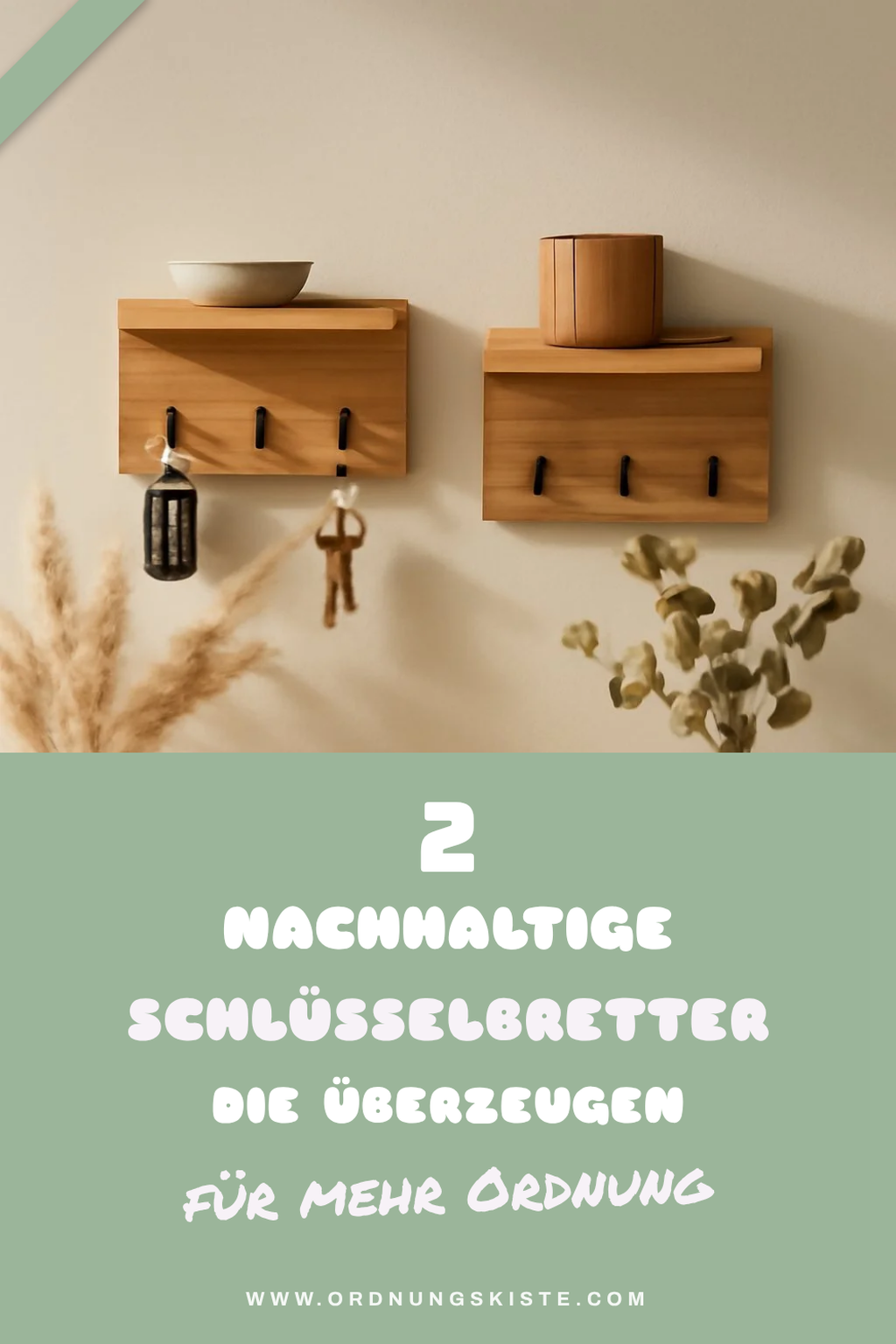 Nachhaltige Schlüsselbretter für umweltbewusste Haushalte
