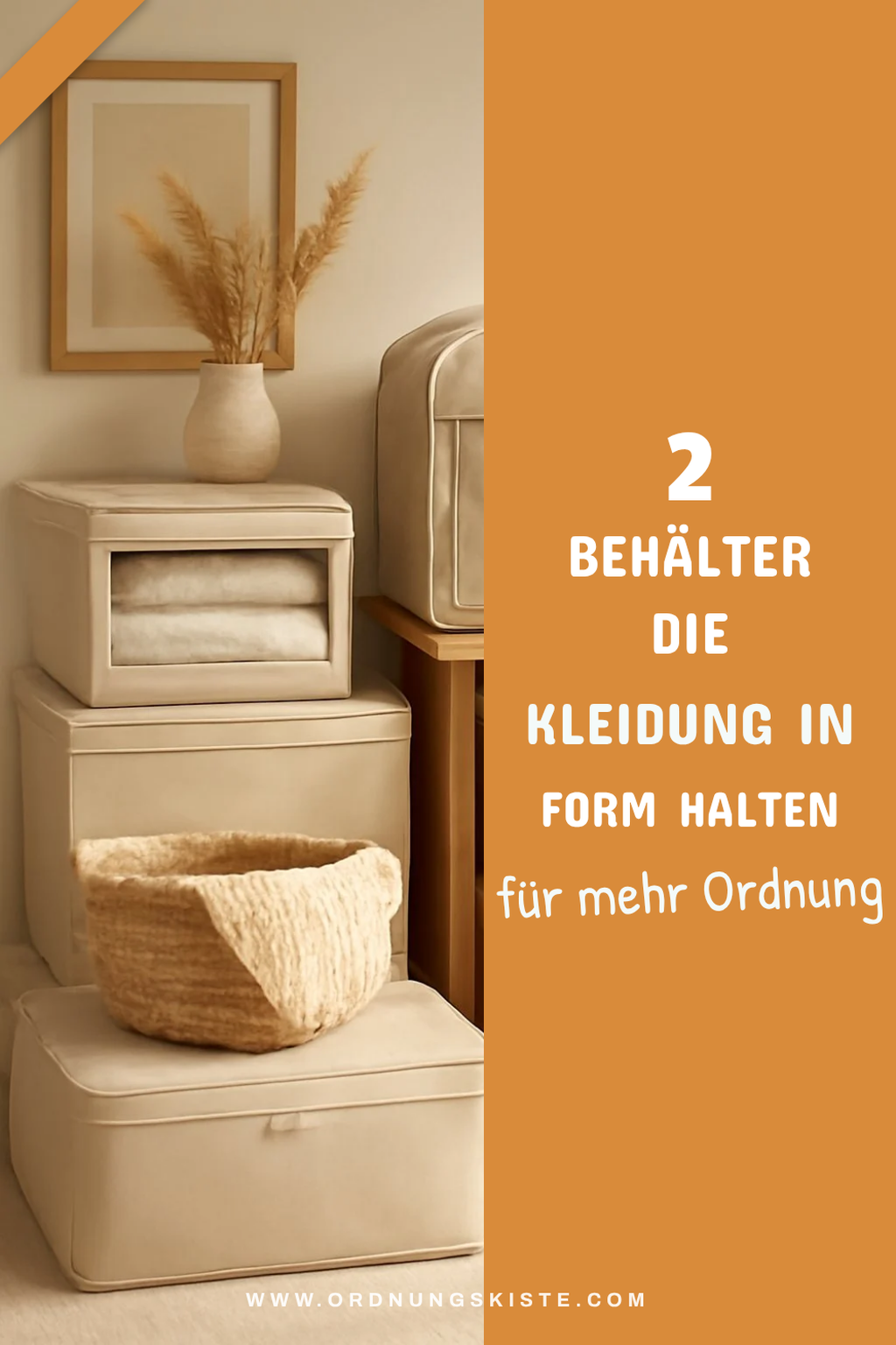Diese 3 Behälter halten deine Kleidung in Form