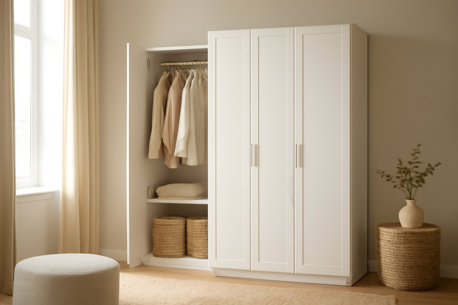 Kleiderschrank 2-türig Schiebetüren