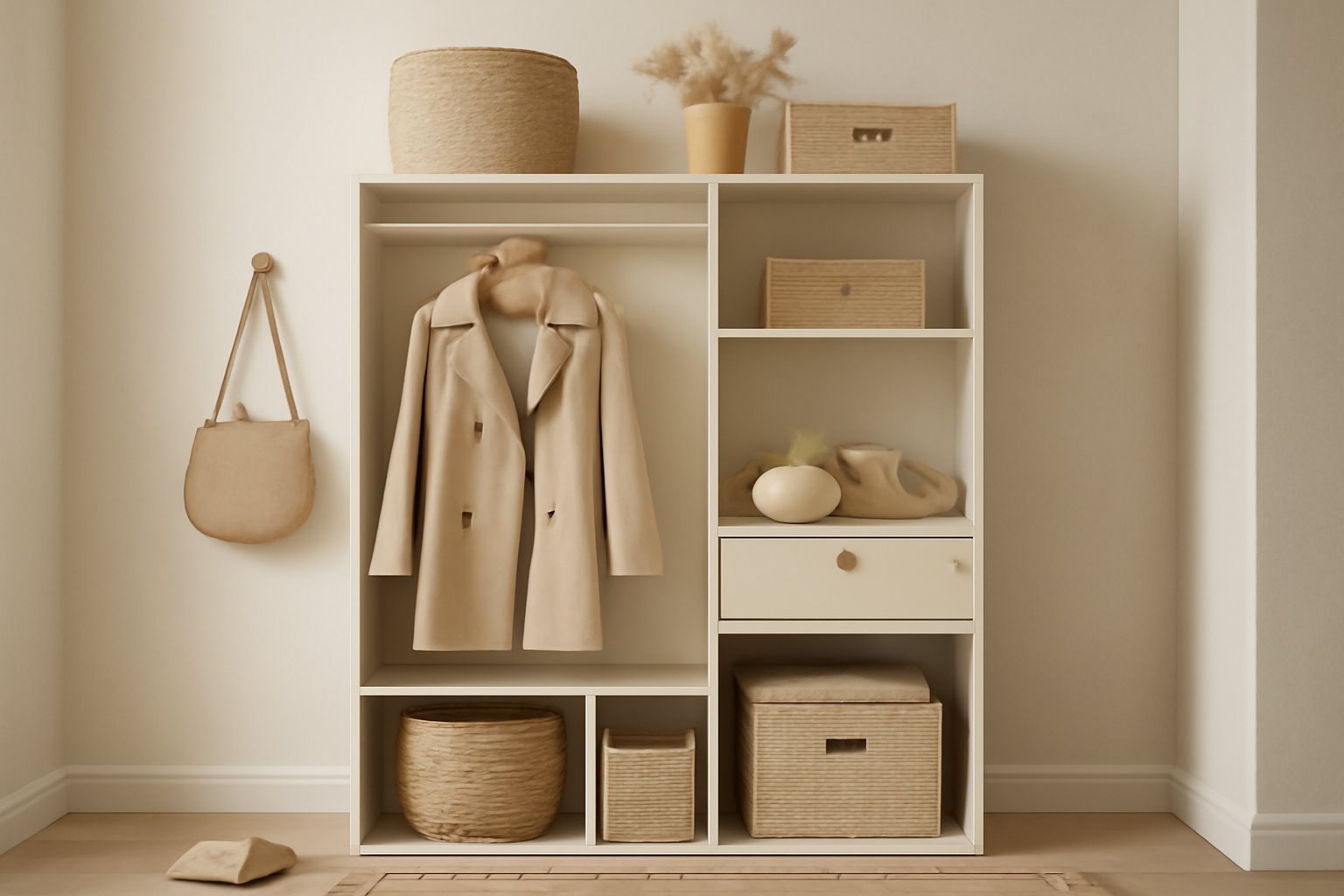 Massivholz Kleiderschrank 3-türig