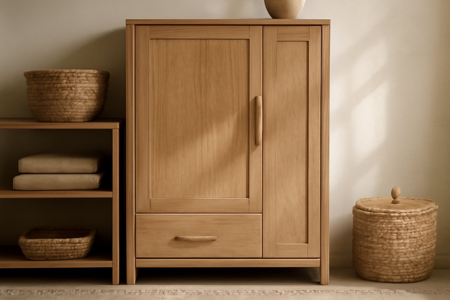 Massivholz Kleiderschrank Eiche