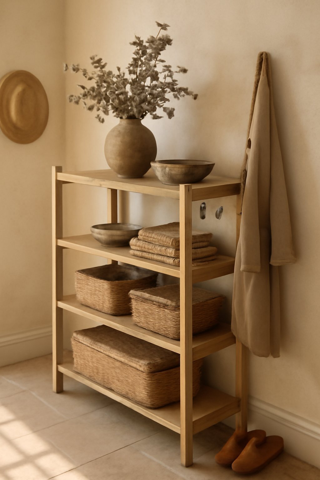 Raumteiler Regal aus Holz