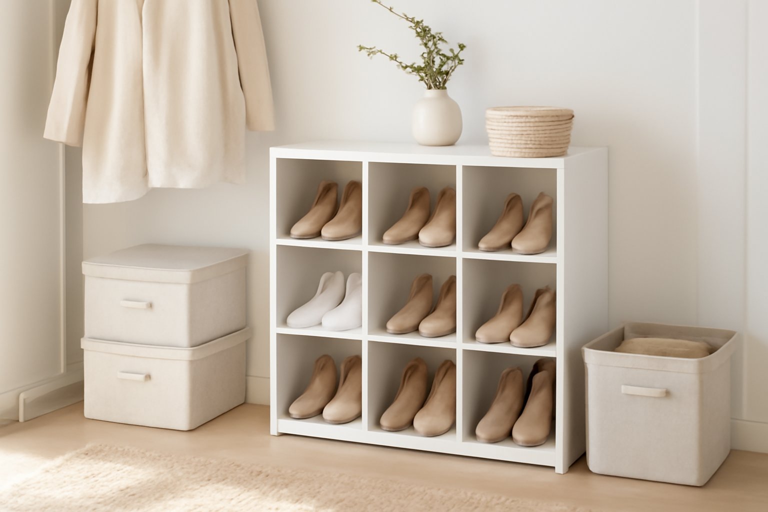 Platzsparende Lösungen für Schuhe