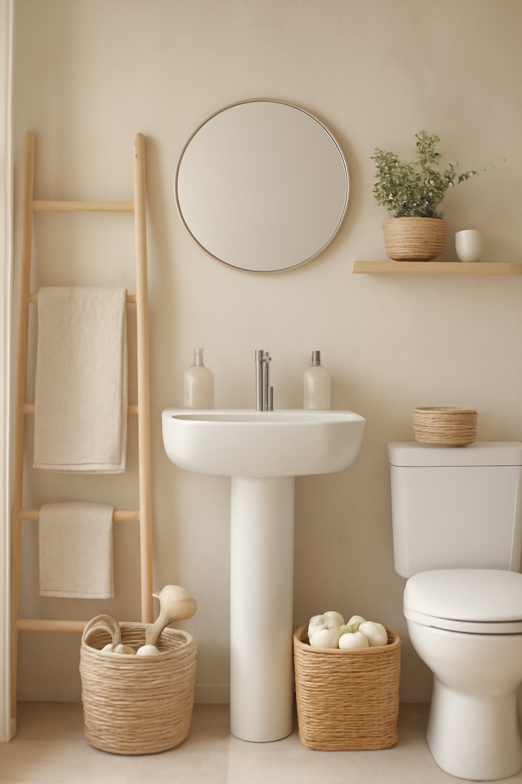 Nachhaltige Ordnungsideen für kleine Badezimmer