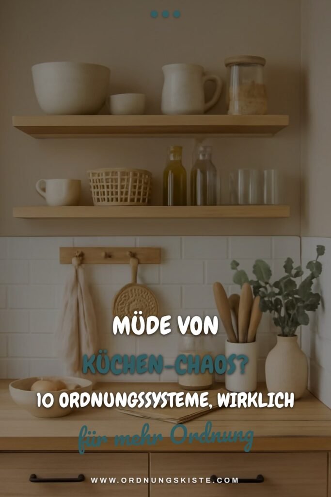 Müde von Küchen-Chaos? 10 Ordnungssysteme, die das wirklich ändern