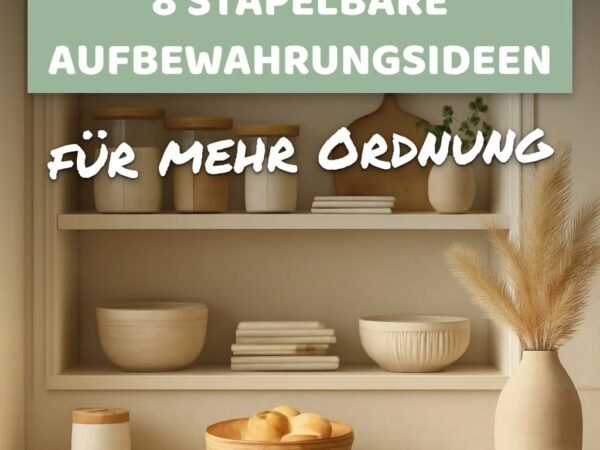 Müde von Küchenchaos? 8 stapelbare Aufbewahrungsideen für mehr Platz