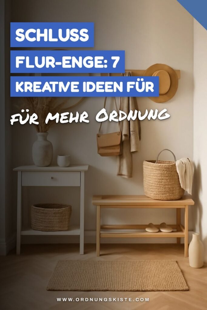 Schluss Flur-Enge: 7 kreative Ideen für mehr Platz im Flur