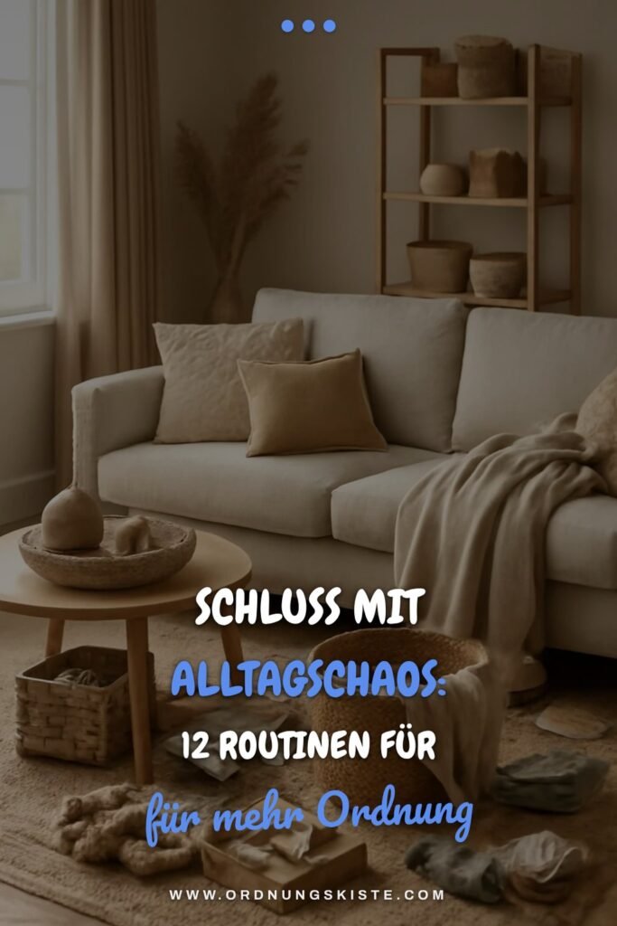 Schluss mit Alltagschaos: 12 Routinen für dauerhafte Ordnung