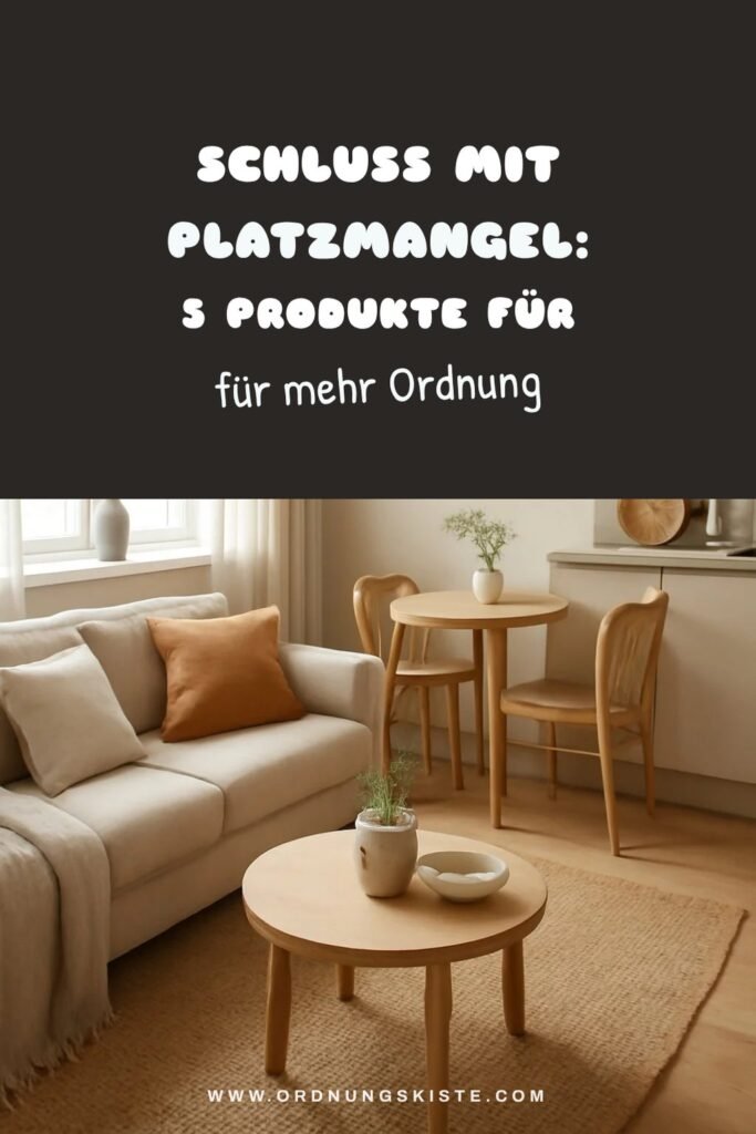 Schluss mit Platzmangel: 5 Produkte für deine Wohnung