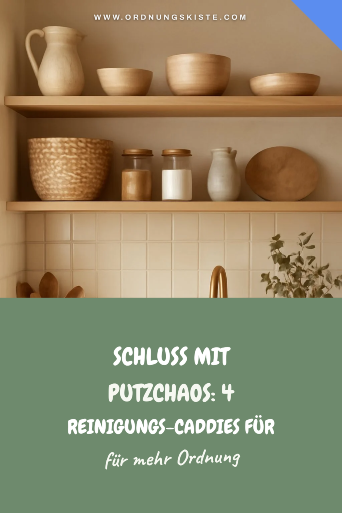 Schluss mit Putzchaos: 4 Reinigungs-Caddies für deine Küche