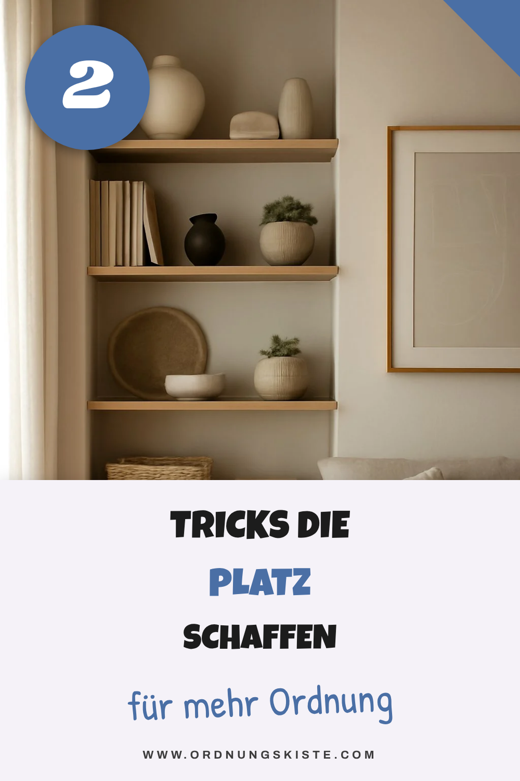 Nutze die Türen für mehr Stauraum