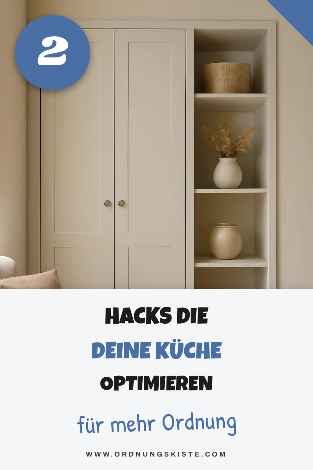 Vertikale Lösung für Küchenorganisation