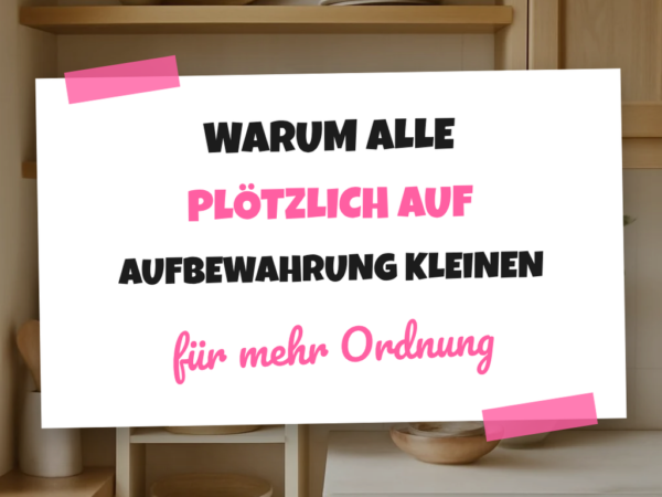 Warum alle plötzlich auf Aufbewahrung in kleinen Küchen setzen