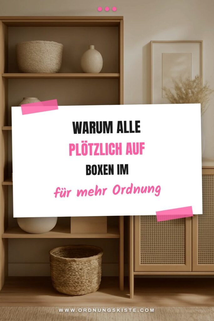 Warum alle plötzlich auf Boxen im Kleiderschrank setzen