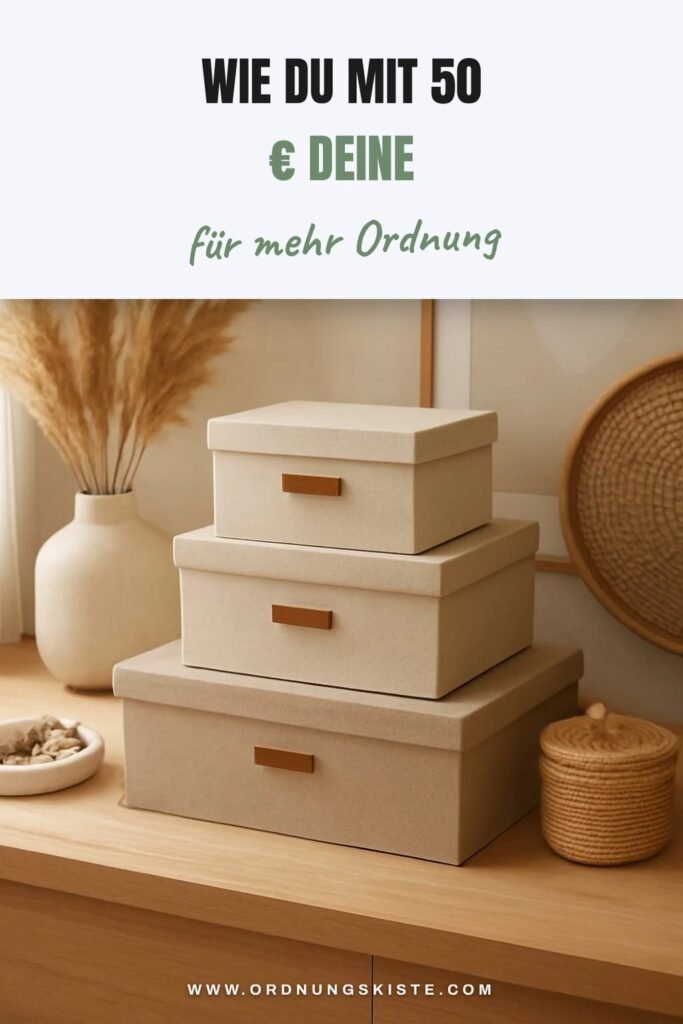 Wie du mit 50 € deine Schrankboxen stylisch wählst