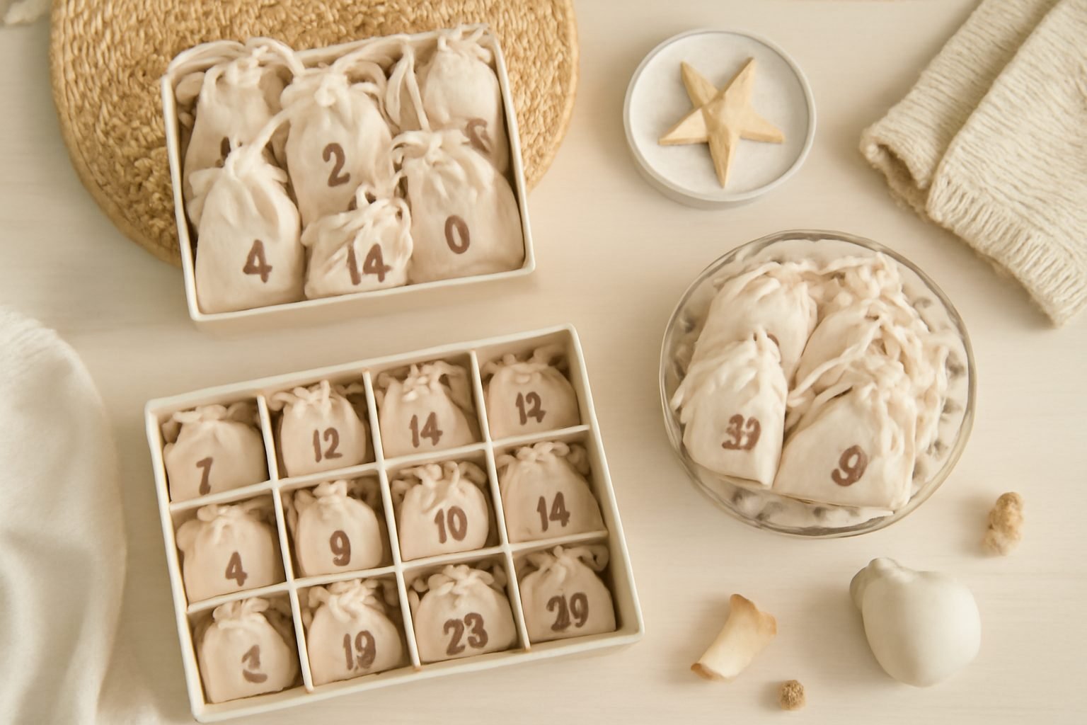 Adventskalender Aufbewahrung: 12 Ideen für jeden Geschmack