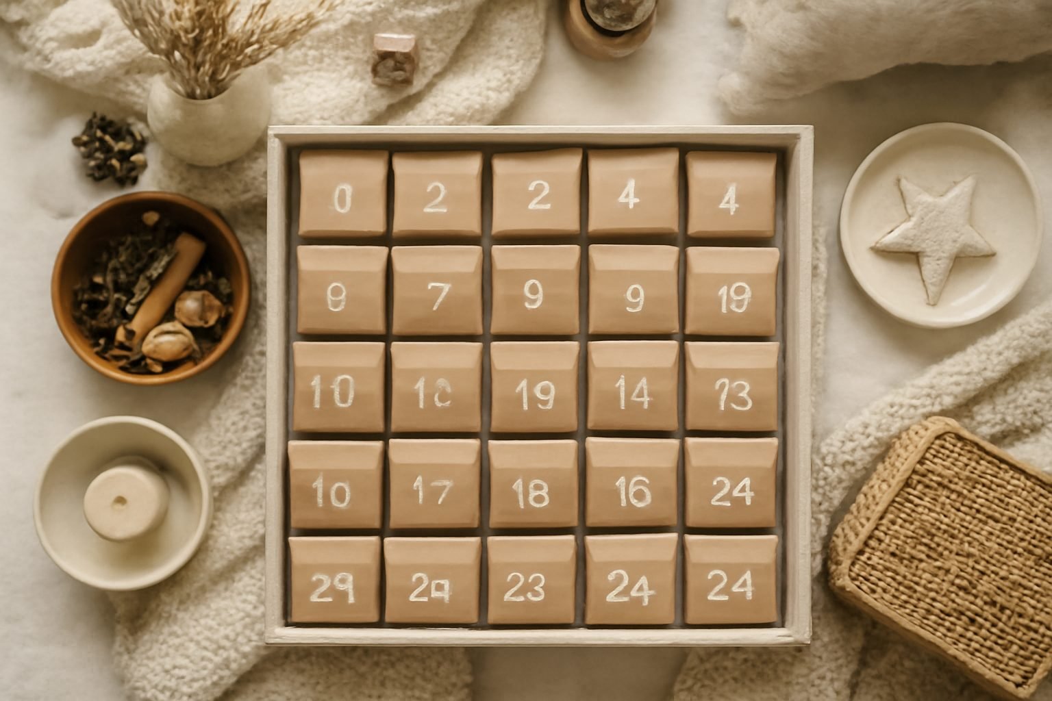 Adventskalender Befüllen praktische Kleinigkeiten