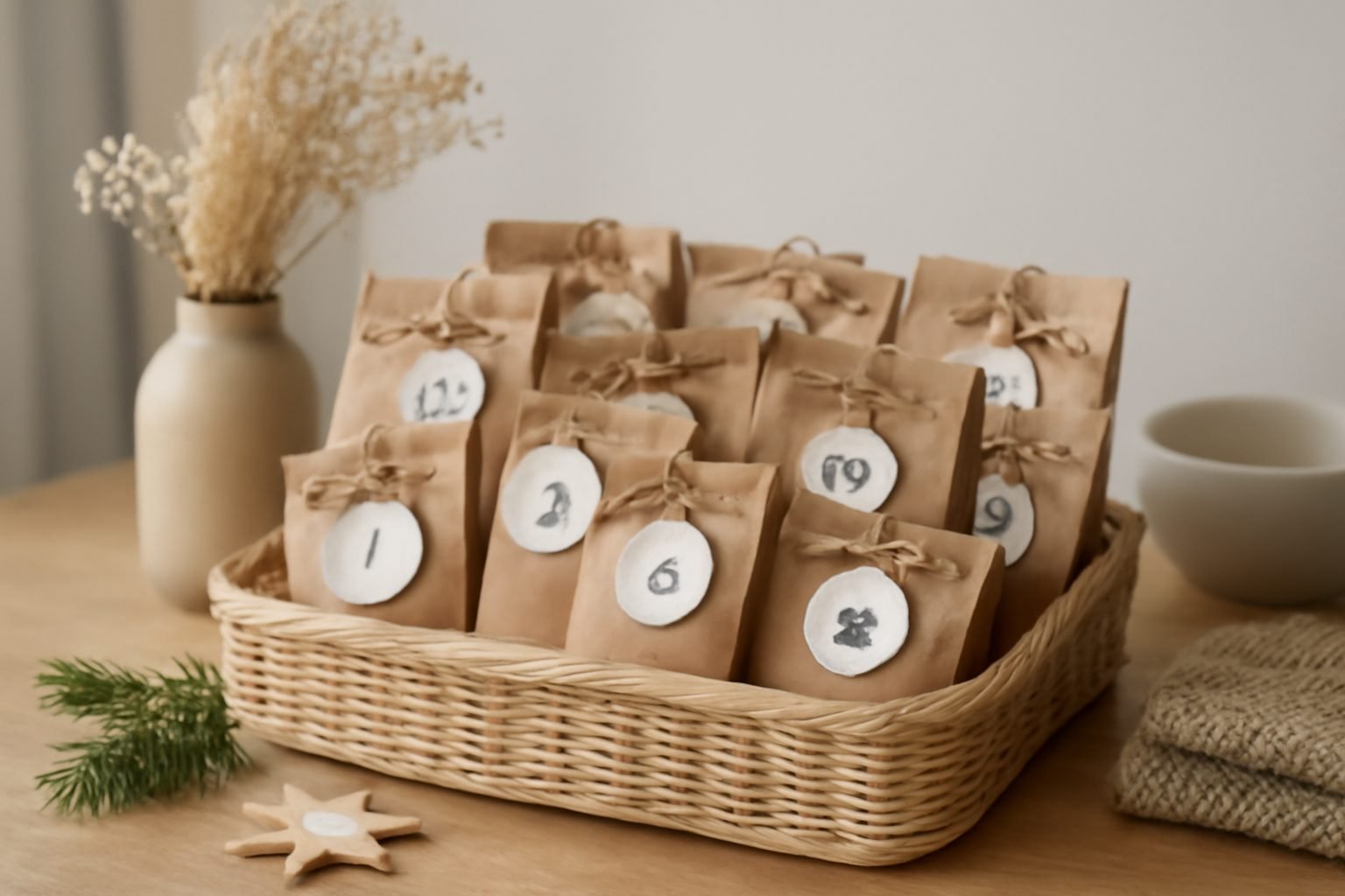 Adventskalender füllen ohne Plastikmüll
