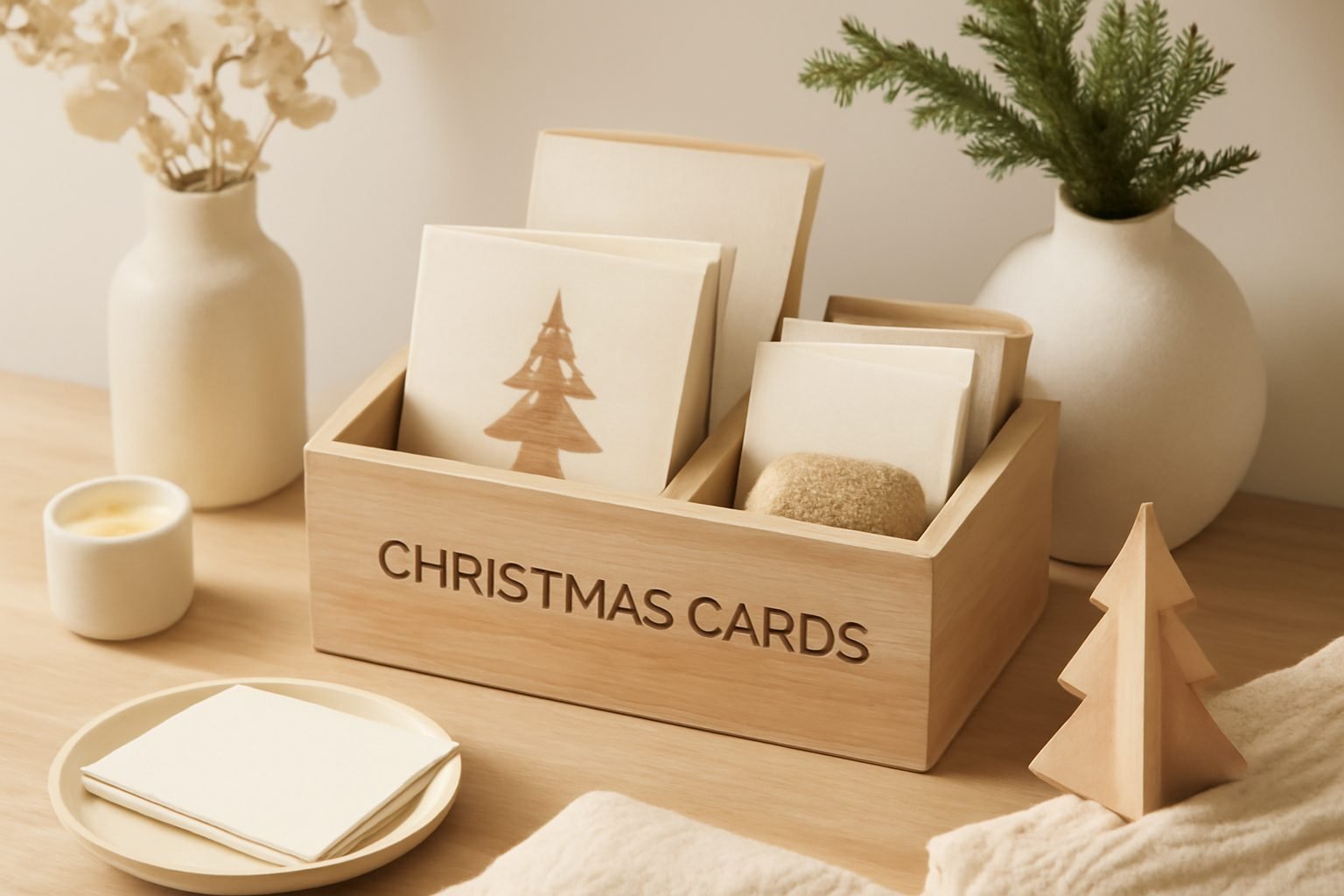 Adventspost und Weihnachtskarten organisieren in 7 Schritten