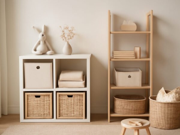 Aufbewahrung Kinderzimmer Korb mit Deckel