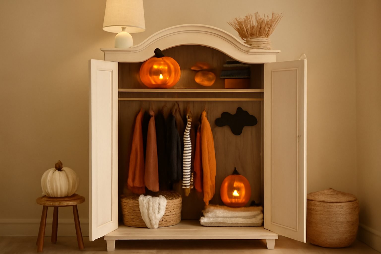 Garderobe für Halloween Gäste organisieren in 6 Schritten